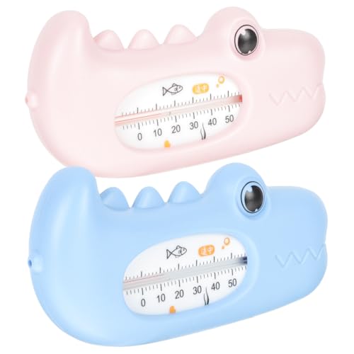 GLSTOY 2 Stück Badethermometer Wasserdichtes Cartoon Thermometer für Badewanne und Kinderzimmer Wasser Temperaturmessung Sicher und Langlebig von GLSTOY