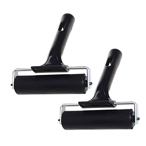 GLSTOY 2 Stück Druckroller für Ölmalerei Leichte Leimwalzen für Bastelarbeiten Tapeten und Scrapbooking für Gleichmäßige und Tintenanwendung GLSTOY 2 Stück Druckroller für Ölmalerei Leichte Leimwalzen für Bastelarbeiten Tapeten und Scrapbooking für Gleichmäßige und Tintenanwendung von GLSTOY