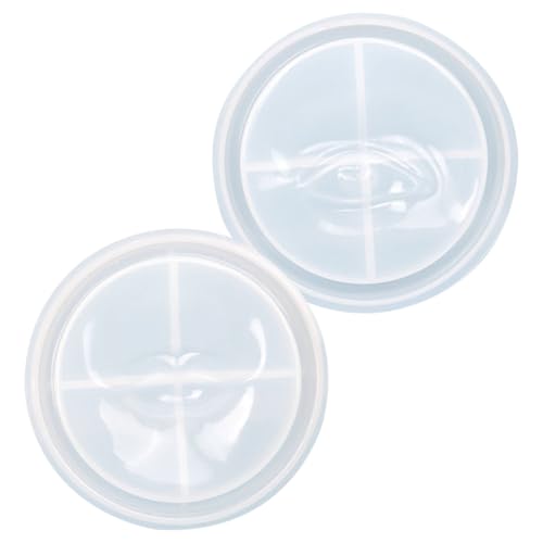 GLSTOY 2 Stück Teiliges DIY Silikonform für Epoxidharz Gießform Flexible und Langlebige Silikonform für Duftstäbchenhalter mit Augen Mund design für Kreative Handwerksprojekte von GLSTOY