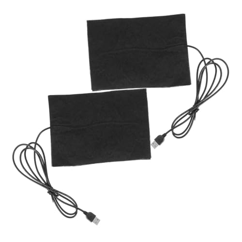 GLSTOY 2 Stück USB Heizmatte für DIY Epoxidharz Silikonbeschichtete Heizunterlage mit USB Anschluss Temperaturbeständige Wärmematte zum Beschleunigen der Harz aushärtung Schützend und von GLSTOY