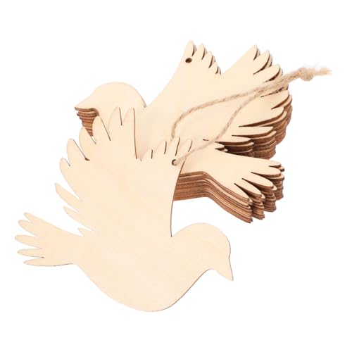 GLSTOY 20 Stück Teiliges Hängender Ornamente mit Hanfseil Naturbelassene Taubenform für DIY Bastelprojekte als Hochzeit Geburtstags und Weihnachtsdekoration GLSTOY 20 Stück Teiliges Hängender Ornamente mit Hanfseil Naturbelassene Taubenform für DIY Bastelprojekte als Hochzeit Geburtstags und Weihnachtsdekoration von GLSTOY
