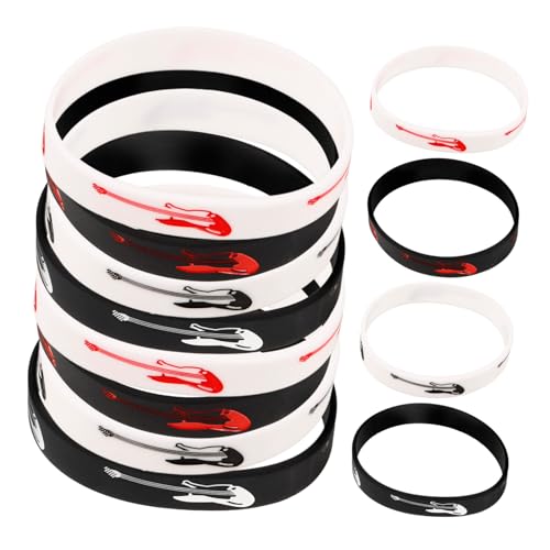 GLSTOY 20stücke Silikon Armbänder Für Männer Und Frauen Dehnbares Silikonband Farbige Partyarmbänder Für Retro-partys Festivals Und Geburtstage Hautfreundlich Und Leicht von GLSTOY
