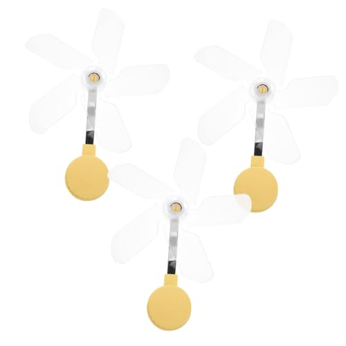 GLSTOY 3 Stück Verstellbarer Luftleitungsventilator für Wohnräume und Schlafzimmer Einfache Montage mit Saugnäpfen Gelb GLSTOY 3 Stück Verstellbarer Luftleitungsventilator für Wohnräume und Schlafzimmer Einfache Montage mit Saugnäpfen Gelb von GLSTOY