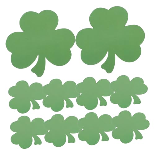 GLSTOY 40 Stück Teiliges St Patrick's Day Kleeblatt Papier-deko- Grüne Shamrock Cutouts mit Klebepunkten Leichte Vorgestanzte Papierformen für Party Klassenzimmer und DIY Bastelprojekte GLSTOY 40 Stück Teiliges St Patrick's Day Kleeblatt Papier-deko- Grüne Shamrock Cutouts mit Klebepunkten Leichte Vorgestanzte Papierformen für Party Klassenzimmer und DIY Bastelprojekte von GLSTOY