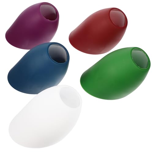 GLSTOY 5 Stück Teiliges Lampenschirm Kunststoff Design Ersatzschirm Lochmaß Bunte Farben Leichtes Robustes Material Für Steh und Tischlampen Wohnzimmer Dekoration GLSTOY 5 Stück Teiliges Lampenschirm Kunststoff Design Ersatzschirm Lochmaß Bunte Farben Leichtes Robustes Material Für Steh und Tischlampen Wohnzimmer Dekoration von GLSTOY