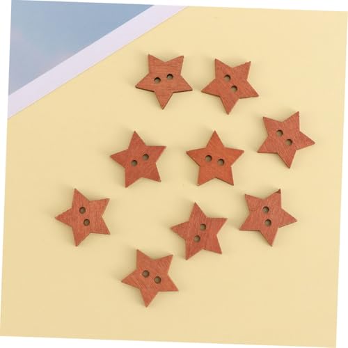 GLSTOY 50 Stück Vintage Holzknöpfe Fünf eckige Zierknöpfe für Kleidung und DIY Bastelprojekte Robuste Handgefertigte Holzknöpfe mit Doppel löchern für Dekoration von Jacken und GLSTOY 50 Stück Vintage Holzknöpfe Fünf eckige Zierknöpfe für Kleidung und DIY Bastelprojekte Robuste Handgefertigte Holzknöpfe mit Doppel löchern für Dekoration von Jacken und von GLSTOY