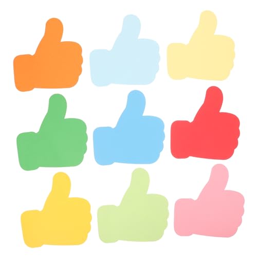 GLSTOY 54 Stück Teiliges Papier Handabdruck Ausschnitte für Klassenzimmer Dekoration Kreative DIY Papierkunst Sichere und Langlebige Bastelmaterialien für Schüler und Büro Vielseitig von GLSTOY