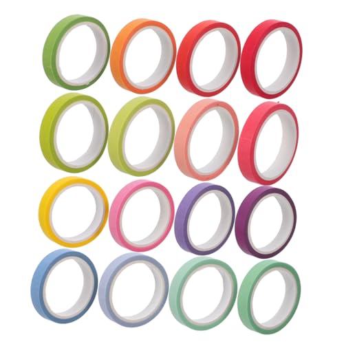 GLSTOY 60 Rollen Scrapbook „Drei Alternde Maler“ Mit Journaling Washi Karte Journal Größen Solides Abdeckband Basteln Farbiges Scrapbooking Buntes Bulletin Geschenk Malerei DIY von GLSTOY