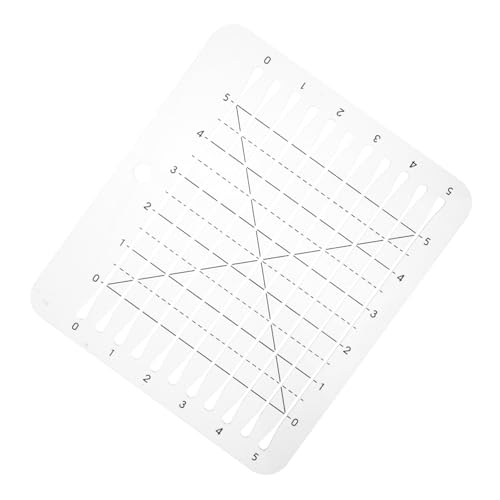 GLSTOY Acryl Quilting Lineal Patchwork Vorlage Schnitt Schablone Transparent Nähen DIY Vorlage Langlebig Praktisch GLSTOY Acryl Quilting Lineal Patchwork Vorlage Schnitt Schablone Transparent Nähen DIY Vorlage Langlebig Praktisch von GLSTOY