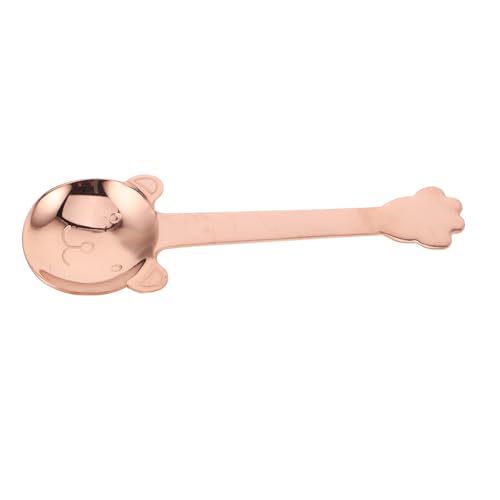 GLSTOY Babygeschirr Teelöffel Espressolöffel Babylöffel Minilöffel Metall Kleinkindergeschirr Kleine Löffel Mini Suppenlöffel Babygeschirr Metall Servierlöffel Kleine Dessertlöffel von GLSTOY