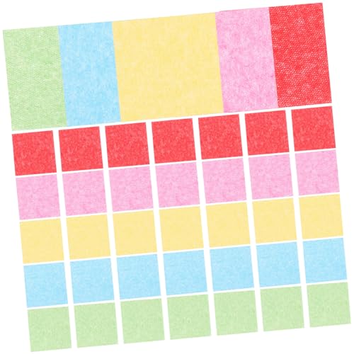 GLSTOY Bunte Tissue Papier Quadratstücke für DIY Bastelprojekte für Dekoration Scrapbooking und Festlichkeiten Vielseitig Einsetzbar als Konfetti und Bastelmaterial von GLSTOY