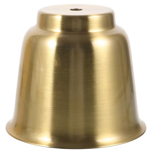 GLSTOY Eisenlampenschirm Kupferfarben Glockenform Retro Lichtabdeckung für Tischleuchte Wandlampe Deckenleuchte Vielseitig Einsetzbar Stabiles Metall DIY Lampenschirm für Schlafzimmer von GLSTOY