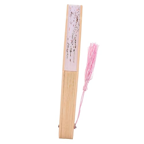 GLSTOY Eleganter Faltbarer Handfächer im Retro-Stil aus Holz Klassischer Vintage-Windfächer für Hochzeit Bühne Party und Vielseitige Dekoration Tragbarer Chinesischer Handfächer GLSTOY Eleganter Faltbarer Handfächer im Retro-Stil aus Holz Klassischer Vintage-Windfächer für Hochzeit Bühne Party und Vielseitige Dekoration Tragbarer Chinesischer Handfächer von GLSTOY