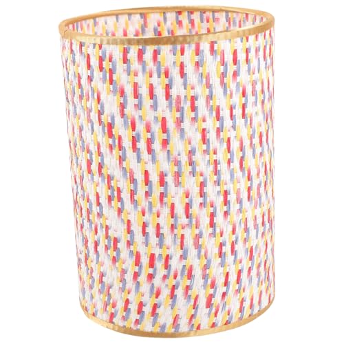 GLSTOY Handgewebter Bunter Tischlampenschirm aus Langlebigem Pvc stoff Weicher Lichtdiffusor für Schlafzimmer und Vielseitige Wohnraumdekoration Modernes Schlichtes Design GLSTOY Handgewebter Bunter Tischlampenschirm aus Langlebigem Pvc stoff Weicher Lichtdiffusor für Schlafzimmer und Vielseitige Wohnraumdekoration Modernes Schlichtes Design von GLSTOY