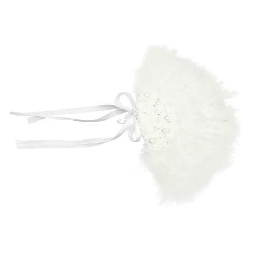 GLSTOY Handlicher Faltbarer Brautfächer mit Federn und Rosenmotiv Langlebiger Spitzenfächer für Hochzeitsfeiern Bühnenauftritte und Party Dekoration Stilvolles Handornament für Damen GLSTOY Handlicher Faltbarer Brautfächer mit Federn und Rosenmotiv Langlebiger Spitzenfächer für Hochzeitsfeiern Bühnenauftritte und Party Dekoration Stilvolles Handornament für Damen von GLSTOY
