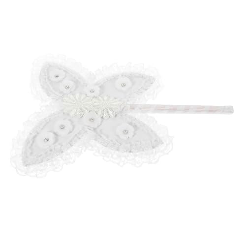 GLSTOY Handlicher Spitzenfächer Schmetterlingsform Hochzeit Party Dekoration Damen Brautfächer Leichter Sommerfächer für Strand und Bühnenauftritte GLSTOY Handlicher Spitzenfächer Schmetterlingsform Hochzeit Party Dekoration Damen Brautfächer Leichter Sommerfächer für Strand und Bühnenauftritte von GLSTOY