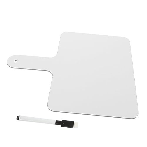 GLSTOY Handliches Doppelseitiges Whiteboard Kleines Abwischbares Antwort Paddle Robustes Schüler Scoreboard Tragbares Schreibbrett für Klassenzimmer und Unterricht Teilig Marker von GLSTOY