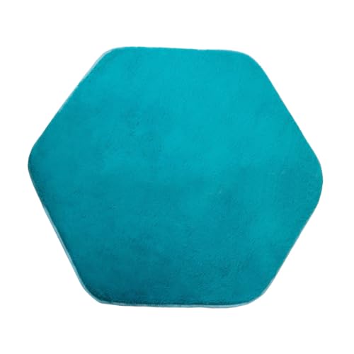 GLSTOY Hexagon Spielteppich für Mädchenzimmer Weiche Kuschelige Zeltmatte Rutschfestes Kinderzimmerteppich für Spielzelt Dekorativer Teppich für Wohnzimmer von GLSTOY