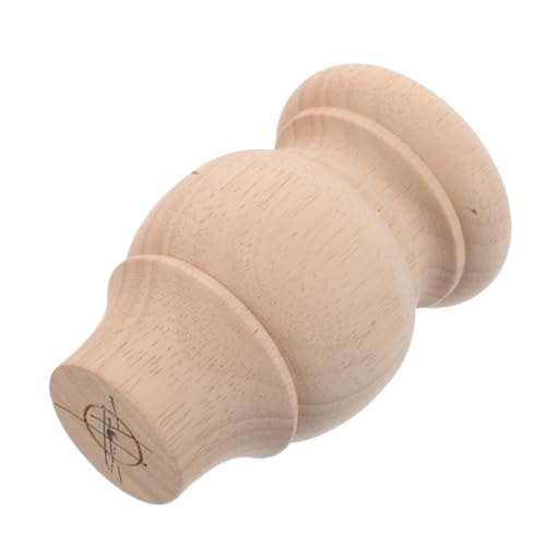 GLSTOY Holzfüße für Möbel Rundes Holzbein Stabiler Ersatzfuß für Sofa Couch Tisch Stuhl Tv Schrank Kommode Wardrobe Cupboard Künstlerisch Geschnitzt Einfache Montage Kompatibel von GLSTOY