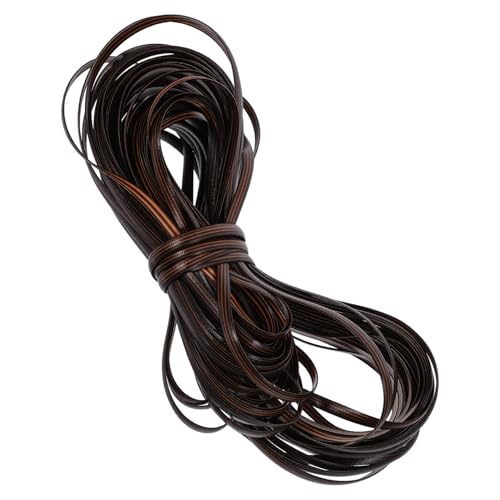GLSTOY Kunststoff Rattan Flechtmaterial Naturfarbenes DIY Reparaturset für Stühle Möbel Lampenschirme Korbgeflecht Vielseitig Einsetzbar Langlebig und Schnittfest für Gartenmöbel und von GLSTOY