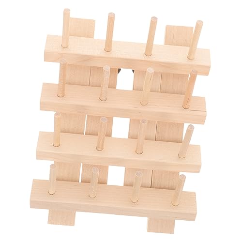 GLSTOY Spool Holder Für Nähgarn Multifunktionale Aufbewahrung Für Spulen Und Stabiler Stand Für Stick Und Quiltprojekte Achsen Praktischer Organizer von GLSTOY