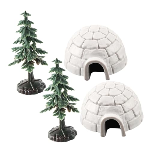 GLSTOY Realistische Miniatur Teiliges mit Mini Weihnachtsbäumen Detailgetreue Schneelandschaft Deko Platzsparend Langlebig aus Robustem Kunststoff für Festliche Wohnraumgestaltung GLSTOY Realistische Miniatur Teiliges mit Mini Weihnachtsbäumen Detailgetreue Schneelandschaft Deko Platzsparend Langlebig aus Robustem Kunststoff für Festliche Wohnraumgestaltung von GLSTOY