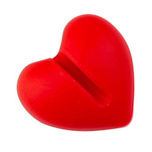 GLSTOY Thermometer Clip für Kochtopf Roter Herzform Halter Hitzebeständig Einfaches Anbringen Vielseitig für Milch Küche GLSTOY Thermometer Clip für Kochtopf Roter Herzform Halter Hitzebeständig Einfaches Anbringen Vielseitig für Milch Küche von GLSTOY