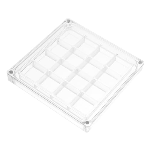 GLSTOY Transparente Muschel-vitrine: Acryl-Organizer Mit 16 Fächern Und Magnetverschluss – Etui Für Muschelsammlungen Und Edelstein-displays – Strand- Und Küstendekor GLSTOY Transparente Muschel-vitrine: Acryl-Organizer Mit 16 Fächern Und Magnetverschluss – Etui Für Muschelsammlungen Und Edelstein-displays – Strand- Und Küstendekor von GLSTOY