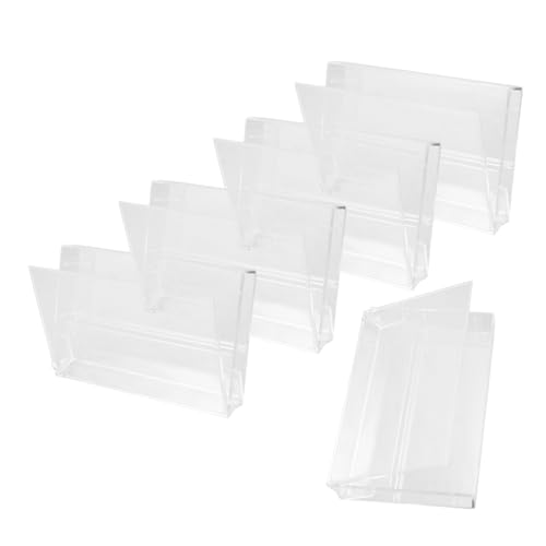 GLSTOY 5stücke Leere Kassette Aufbewahrungsboxen Aus Robustem Kunststoff Transparente Kassettenhalter Für Musik Für Sammler Und Enthusiasten Staub Schadenschutz von GLSTOY