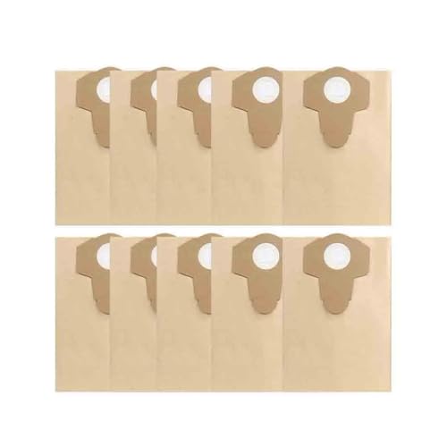 20L 30L Nass- und Trockenstaubsauger-Staubbeutel-Zubehör, kompatibel mit Einhell BT-VC1250S/BT-VC1250/TC-VC 18/20 Li S-Solo Papierstaubsammelbeutel(30L-10PCS) von GLSZNQO