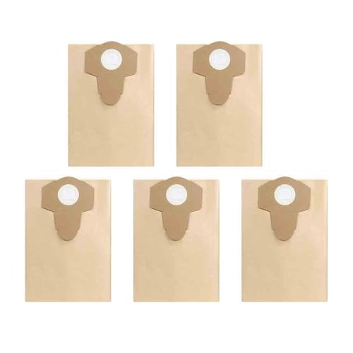 20L 30L Nass- und Trockenstaubsauger-Staubbeutel-Zubehör, kompatibel mit Einhell BT-VC1250S/BT-VC1250/TC-VC 18/20 Li S-Solo Papierstaubsammelbeutel(30L-5PCS) von GLSZNQO