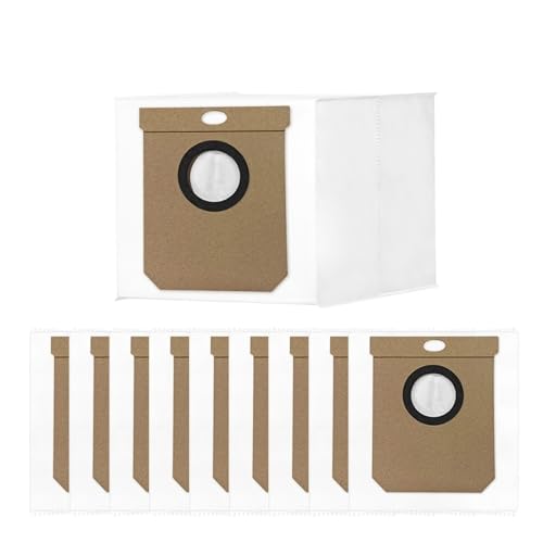 4/10 Stück Staubbeutel aus Vliesstoff, kompatibel mit Conga 20090 ProAI InfinitySoap Cut&Spa Staubsaugerteilen, wiederverwendbare Beutel mit großer Kapazität(10 PACK) von GLSZNQO