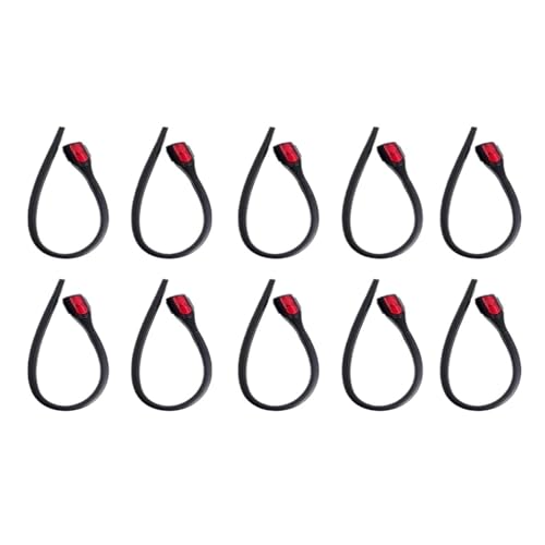Flexibler flacher Saugdüsenkopf, kompatibel mit Dyson V7 V8 V10 V11 V12 V15 Roboterstaubsauger, Ersatz-Saugkopf zur Milbenentfernung(10PCS) von GLSZNQO