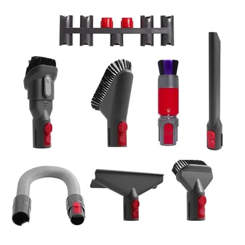 Kompatibel for Dyson V7 V8 V10 V11 V15 Handheld Staubsauger Zubehör Teleskop Stange Extension Tube Saugkopf Ersatzteile(8-piece set) von GLSZNQO