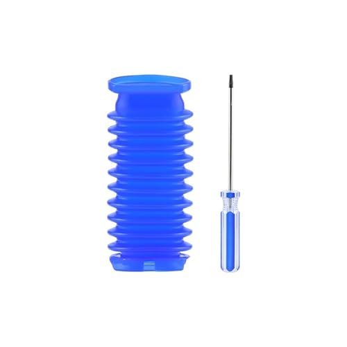 Kompatibel for Dyson V8 Slim V10 Slim V12 Slim Soft Velvet Roller Saugschlauch Ersatzteil Blauer Schlauch Staubsaugerzubehör(Light Grey) von GLSZNQO