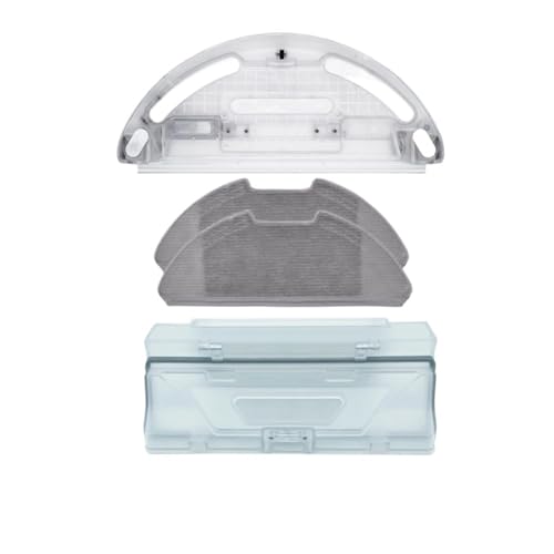 Kompatibel for XiaoMi Mi Roboter Vakuum-Mopp 2 Lite Pro MJST1S MJST1SHW BHR5044EU Wasser Tank Staub Box Mopp Tuch Ersatzteile Accessroies(Set 17) von GLSZNQO