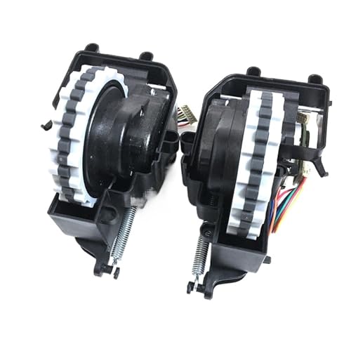 Staubsauger-Radmotorbaugruppe, kompatibel mit Samsung VR05R5050WK Midea VCR08 MR09 Roboter-Staubsauger, Teile ersetzen(L and R wheel) von GLSZNQO
