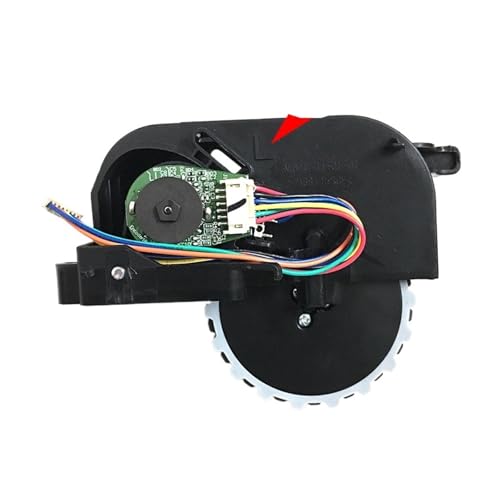 Staubsauger-Radmotorbaugruppe, kompatibel mit Samsung VR05R5050WK Midea VCR08 MR09 Roboter-Staubsauger, Teile ersetzen(L wheel) von GLSZNQO