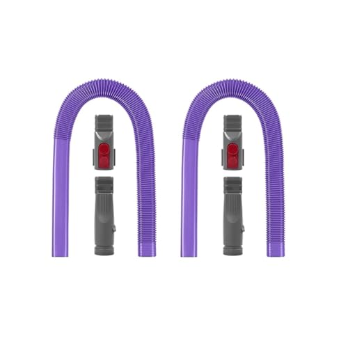 Trockner-Entlüftungsreiniger-Kit, Schlauchreiniger-Teile for Dyson V6 V7 V8 V10 V11 V15 Staubsauger, Fusselentferner, Vakuumschlauch-Ersatz(2 SET) von GLSZNQO