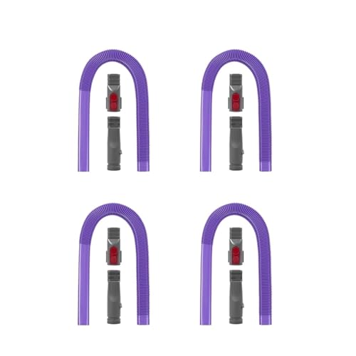 Trockner-Entlüftungsreiniger-Kit, Schlauchreiniger-Teile for Dyson V6 V7 V8 V10 V11 V15 Staubsauger, Fusselentferner, Vakuumschlauch-Ersatz(4 SET) von GLSZNQO