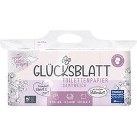 GLÜCKSBLATT Toilettenpapier samtweich 4-lagig, 8 Rollen GLÜCKSBLATT Toilettenpapier samtweich 4-lagig, 8 Rollen von GLÜCKSBLATT