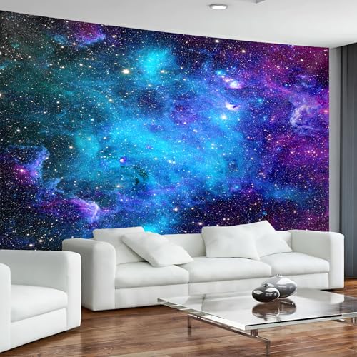 150x100CM Galaxie Sternenhimmel Wandteppich, Wandbehang für Schlafzimmer, Wohnzimmer, Bürodekor von GLWDMH