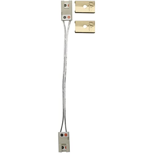 L&S Meccano LED Band Verbinder 2 polig für LED-Streifen mit Clip, Kabel mit Einer Länge von 100mm für eine Starke Verbindung von 2 Led Streifen, Verbinder mit 2 Clips von GLXQIJ