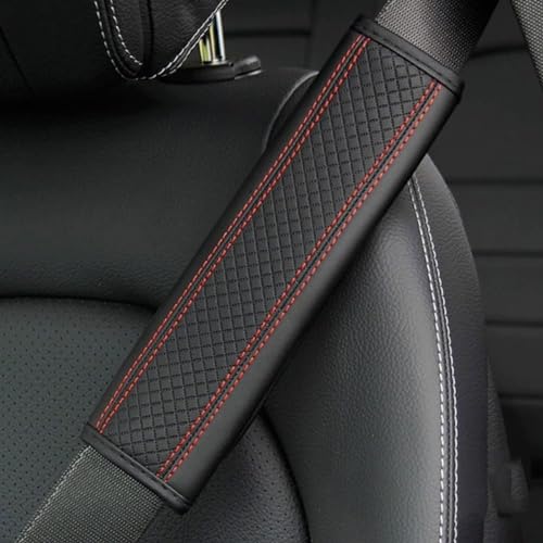 GLYGLY 2 Stück Gurtpolster Auto für BMW 4 Serise Gran Coupé G26 2021-2023, Autogurtpolster Polsterung für Sitzgurt Auto Gurt Universal Sicherheitsgurt Polster,C/Black-red GLYGLY 2 Stück Gurtpolster Auto für BMW 4 Serise Gran Coupé G26 2021-2023, Autogurtpolster Polsterung für Sitzgurt Auto Gurt Universal Sicherheitsgurt Polster,C/Black-red von GLYGLY