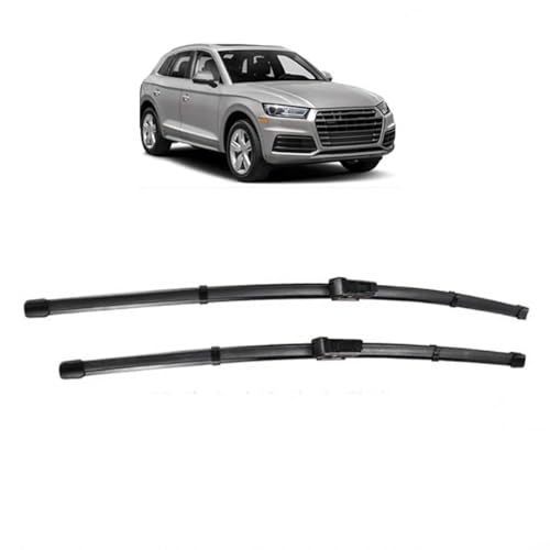 GLYGLY Auto Scheibenwischer für Audi Q5 2018-2023 26"+20", Frontwischerblatt-Set Für Windschutzscheibe Fenster Regenbürsten Auto Scheibenwischer von GLYGLY