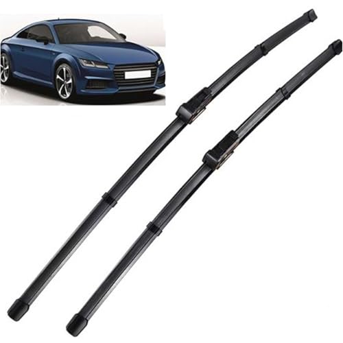 GLYGLY Auto Scheibenwischer für Audi TT MK3 2014-2023 24"+21", Frontwischerblatt-Set Für Windschutzscheibe Fenster Regenbürsten Auto Scheibenwischer von GLYGLY