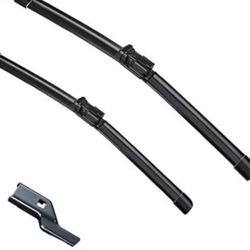 GLYGLY Auto Scheibenwischer für FIAT Panda MKZ 2013-2022 24"+15", Frontwischerblatt-Set Für Windschutzscheibe Fenster Regenbürsten Auto Scheibenwischer von GLYGLY