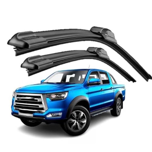 GLYGLY Auto Scheibenwischer für JAC Friesen T8 Model 2019-2023 21"+19", Frontwischerblatt-Set Für Windschutzscheibe Fenster Regenbürsten Auto Scheibenwischer von GLYGLY