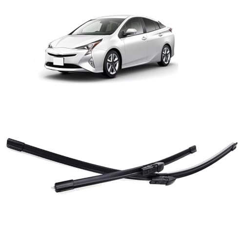 GLYGLY Auto Scheibenwischer für Toyota Prius XW50 2016-2021 26"+16", Frontwischerblatt-Set Für Windschutzscheibe Fenster Regenbürsten Auto Scheibenwischer von GLYGLY