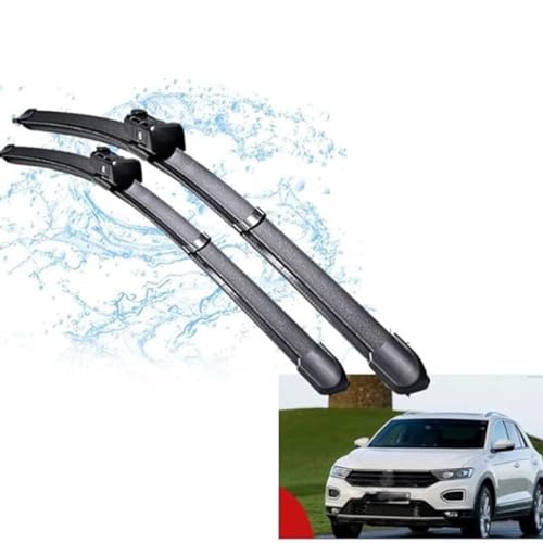 GLYGLY Auto Scheibenwischer für Volkswagen TRoc 2017-2020 26"+20", Frontwischerblatt-Set Für Windschutzscheibe Fenster Regenbürsten Auto Scheibenwischer von GLYGLY